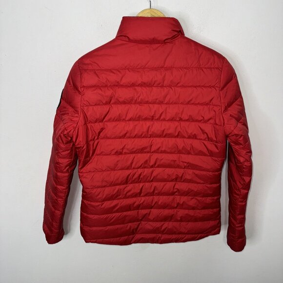 2014 Canadian Olympic Team Woman S HBC Red Puffer Jacket Canada Podium Down - Picture 4 of 7